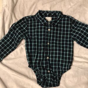 Gymboree 18-24 month plaid onesie